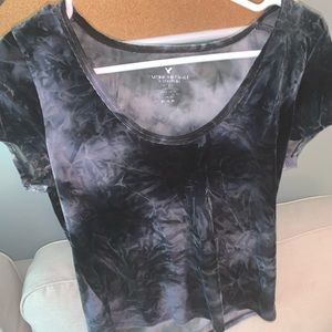 Crushed velvet A&E top